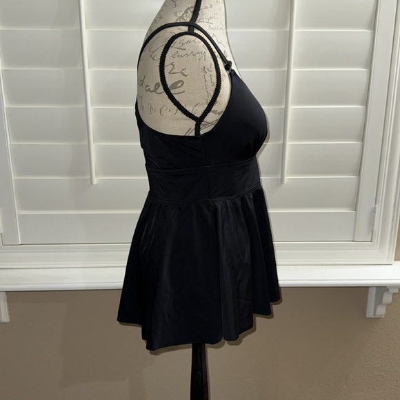 Torrid Wire-Free Racerback Tankini Black - Picture 5 of 13